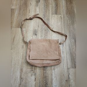 Vintage Emily Ann of Boca Raton Handbag Brown Leather Lined Purse Shoulder Bag.